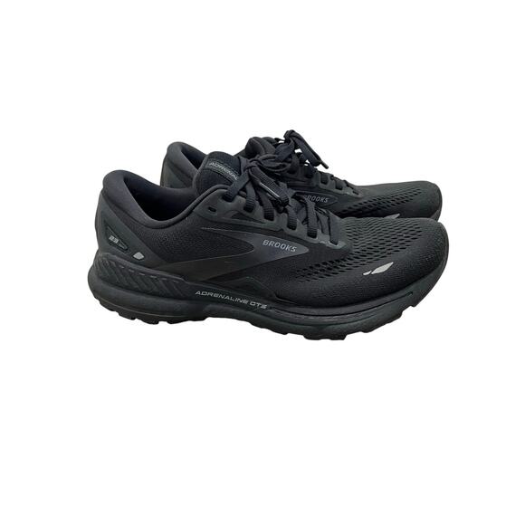 Brooks Adrenaline GTS Running Shoes Black Mesh Sneakers Women’s Size 8.5 (B) - Picture 1 of 8
